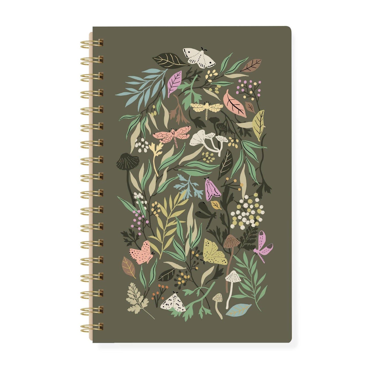 Garden At Dusk Spiral Journal