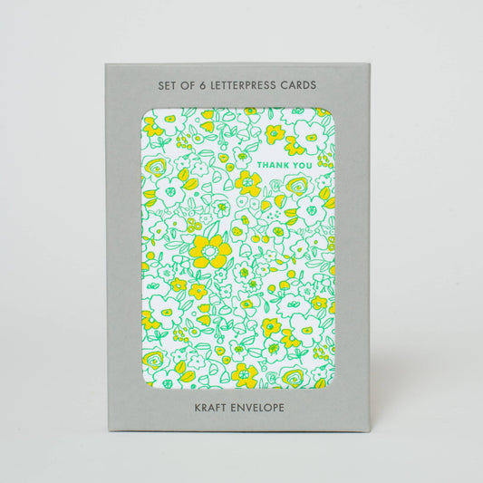 Thank You Floral Boxed Cards