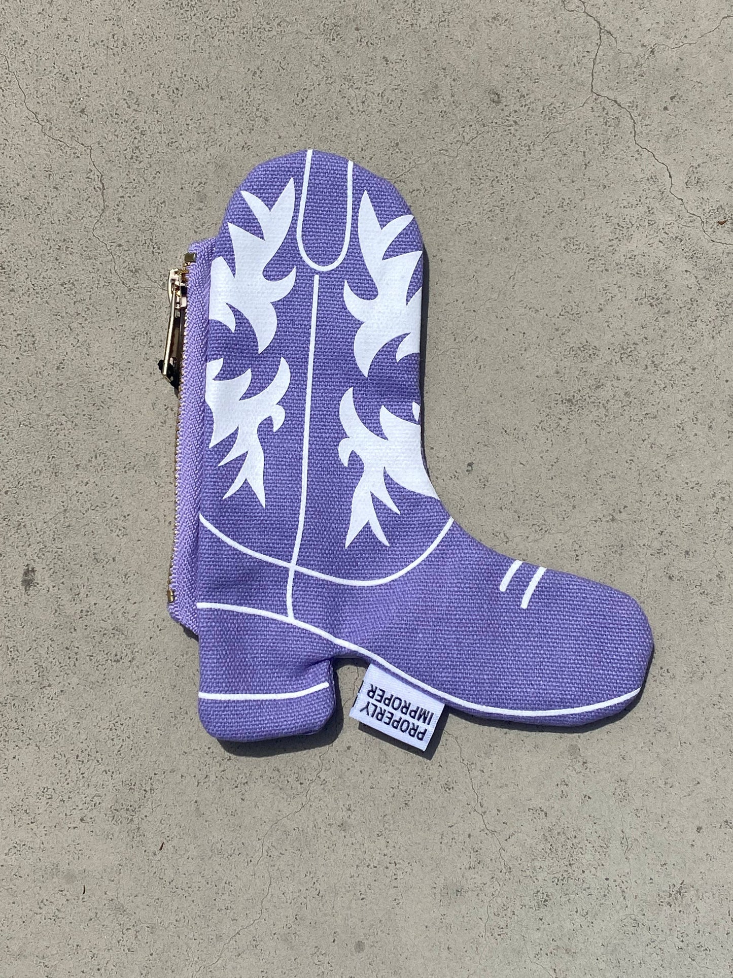 Cowgirl Boot Coin Holder Pouch