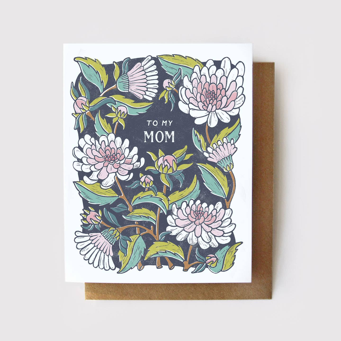 Mother's Day Dahlia card
