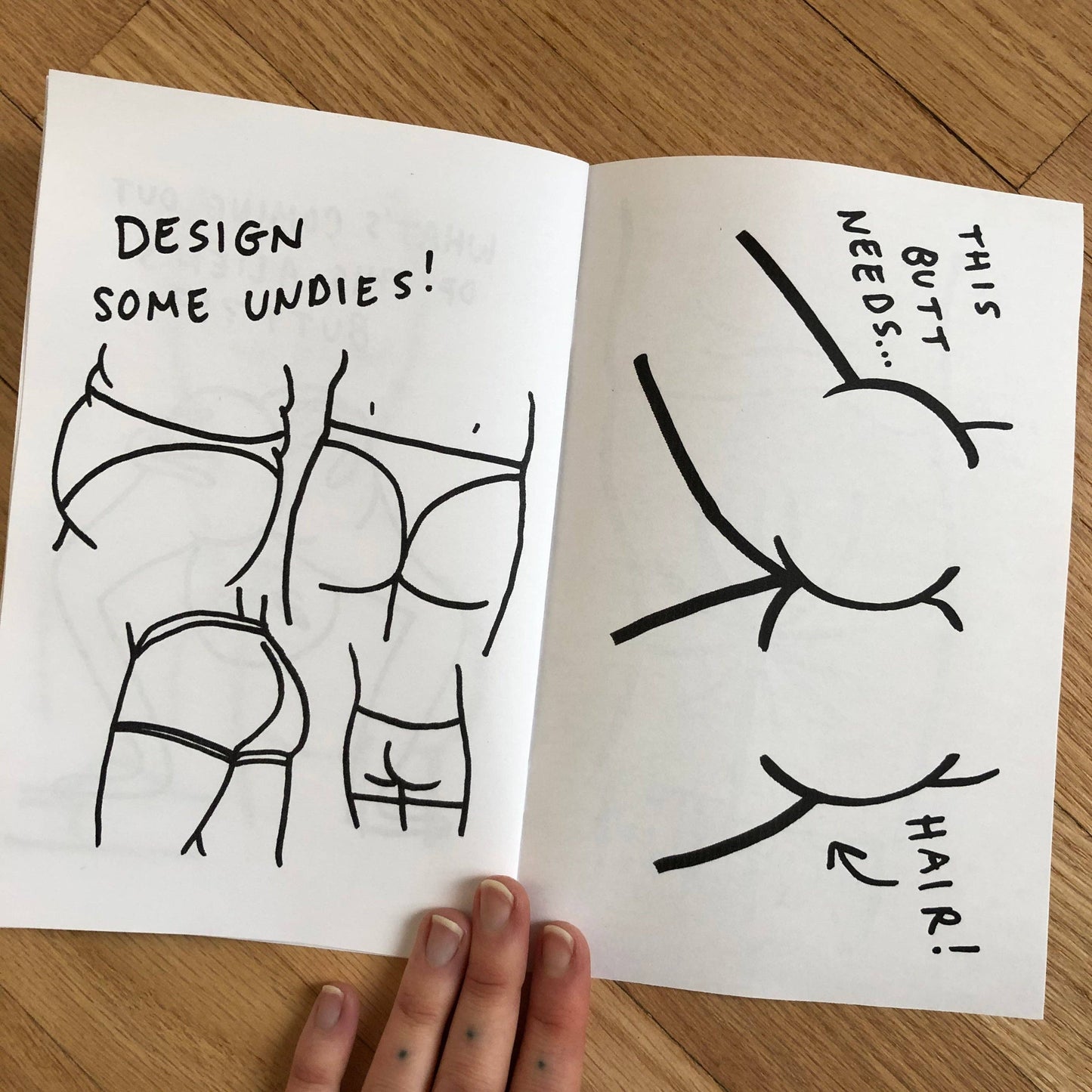 Butt Activity Book! Zine
