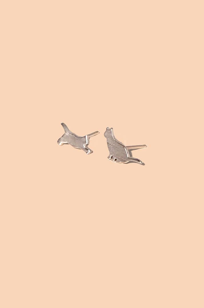 Cat Therapy Studs Earrings