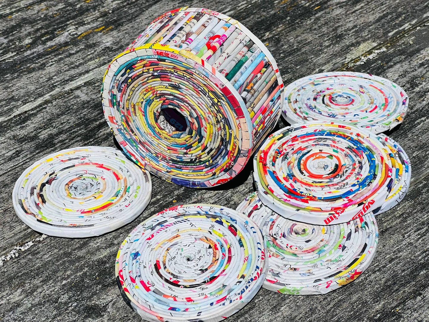 Recycled Paper Coasters