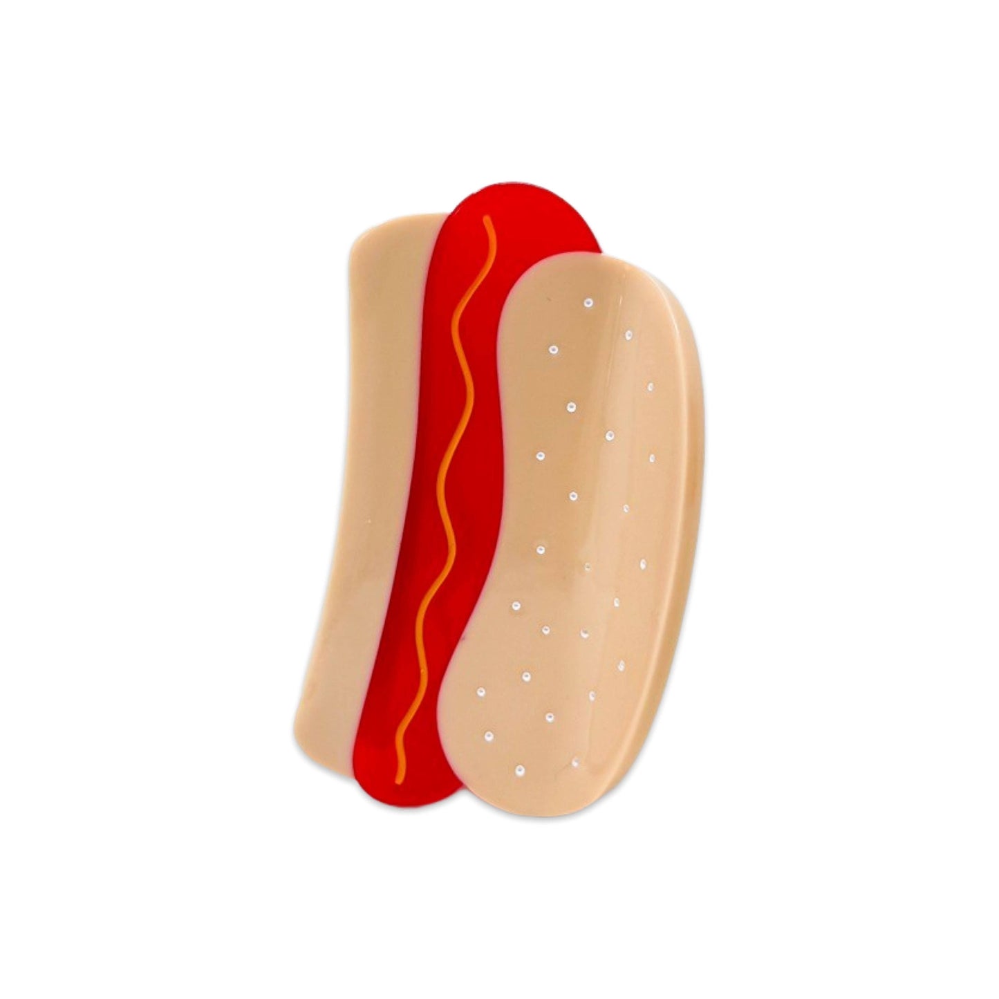 Hot Dog Mini Hair Claw