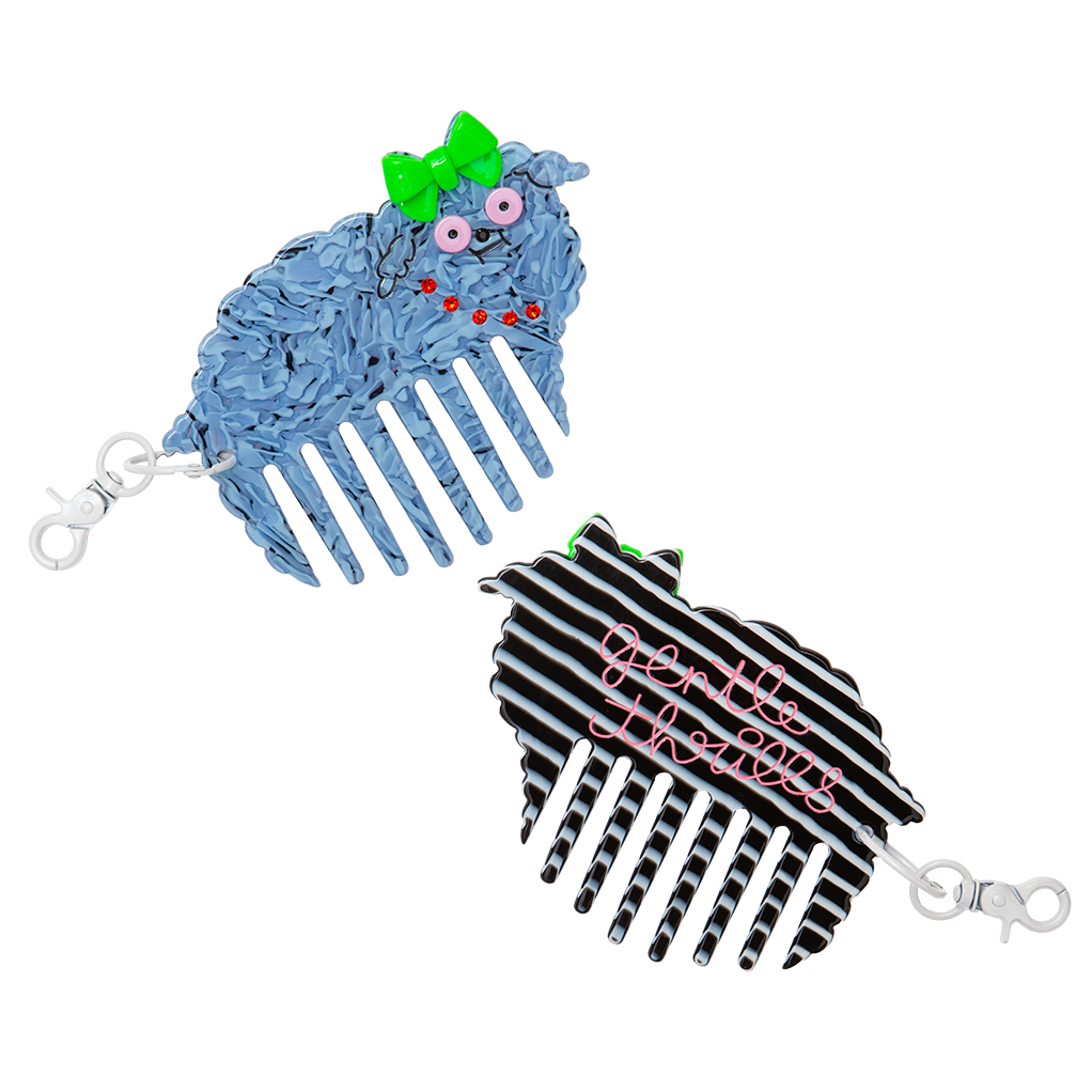 Poodle Comb Bag Charm