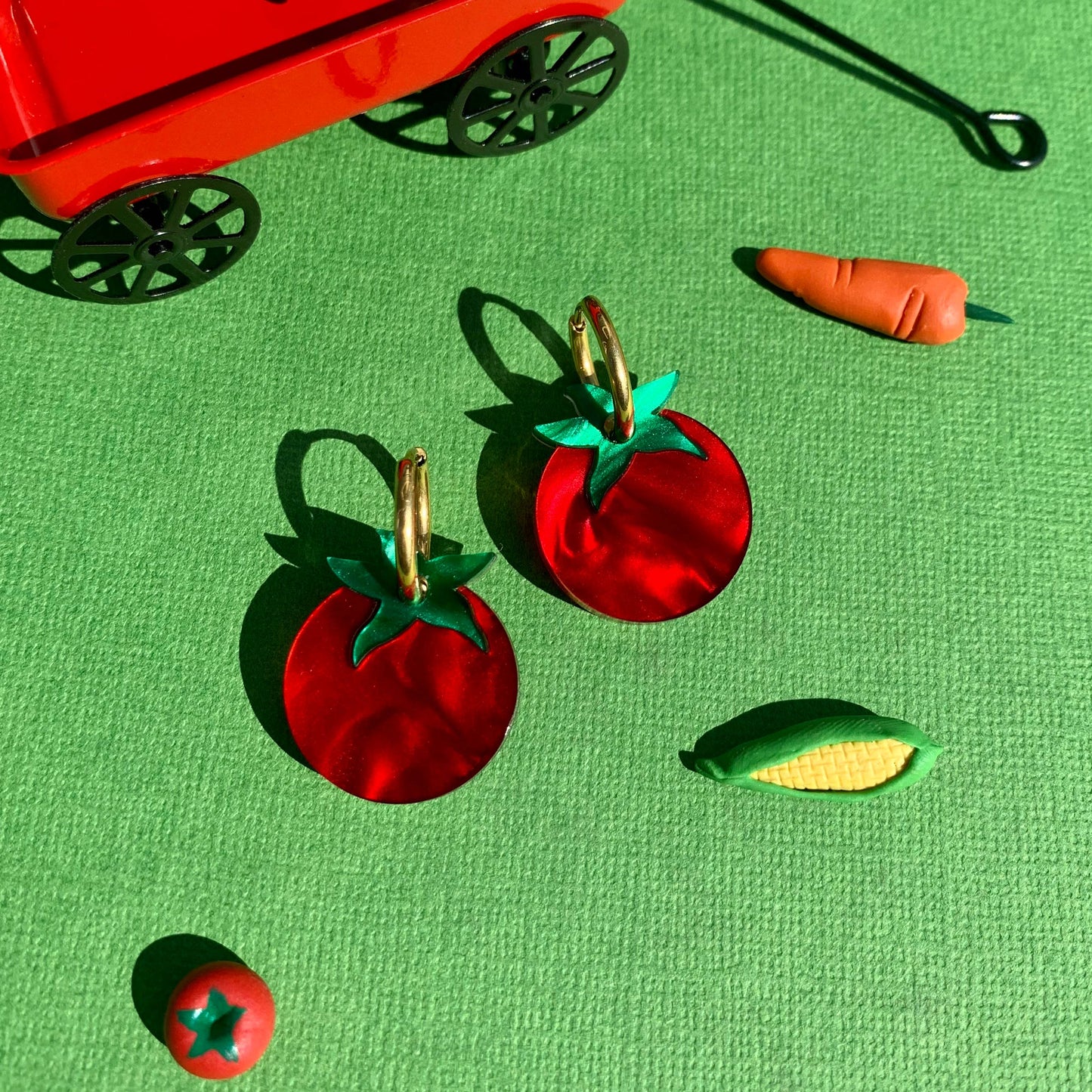Tiny Tomatoes Earrings