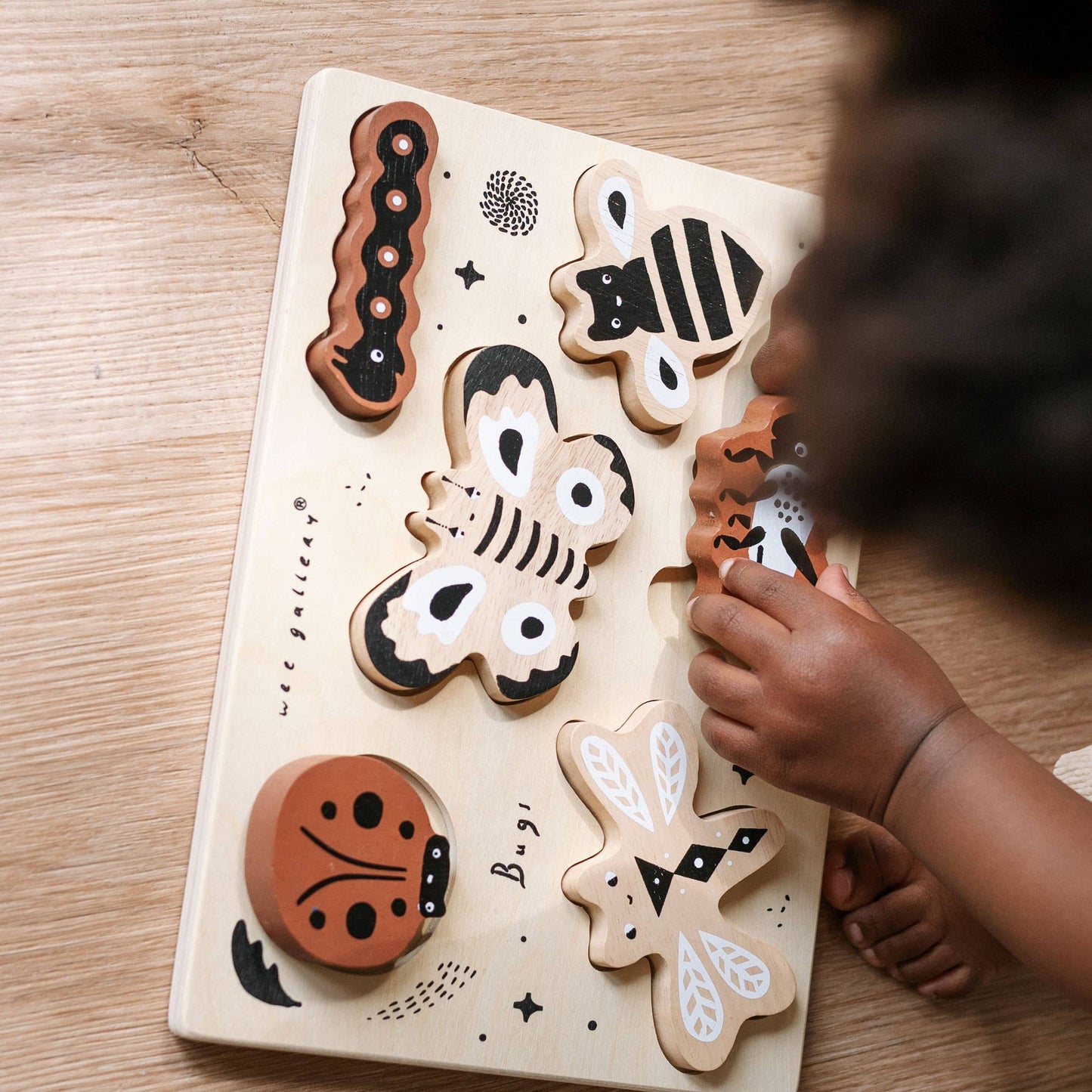 Bugs Wooden Tray Puzzle