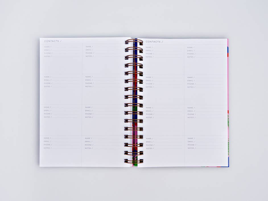 Capri Hardcover Undated Weekly Planner