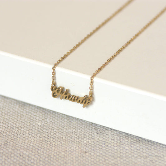 Howdy Western Necklace
