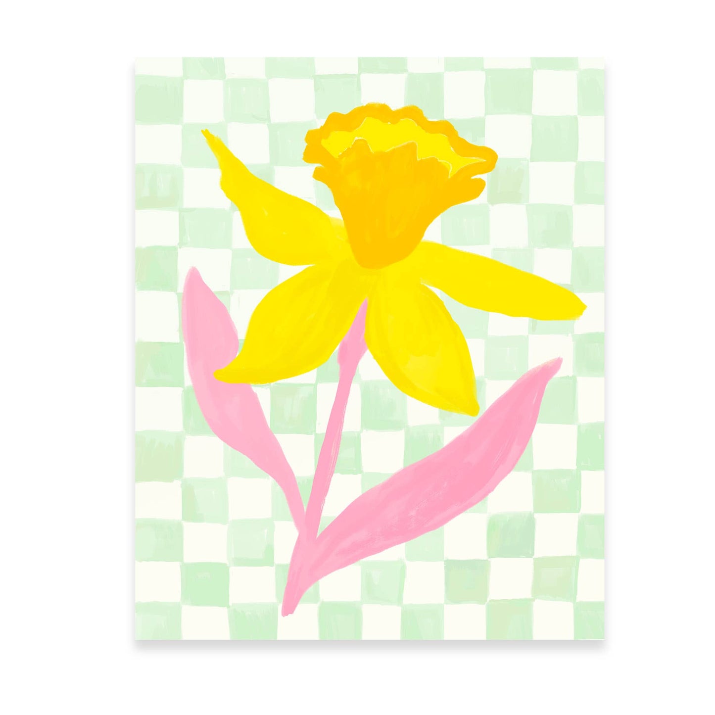 Daffodil Check print