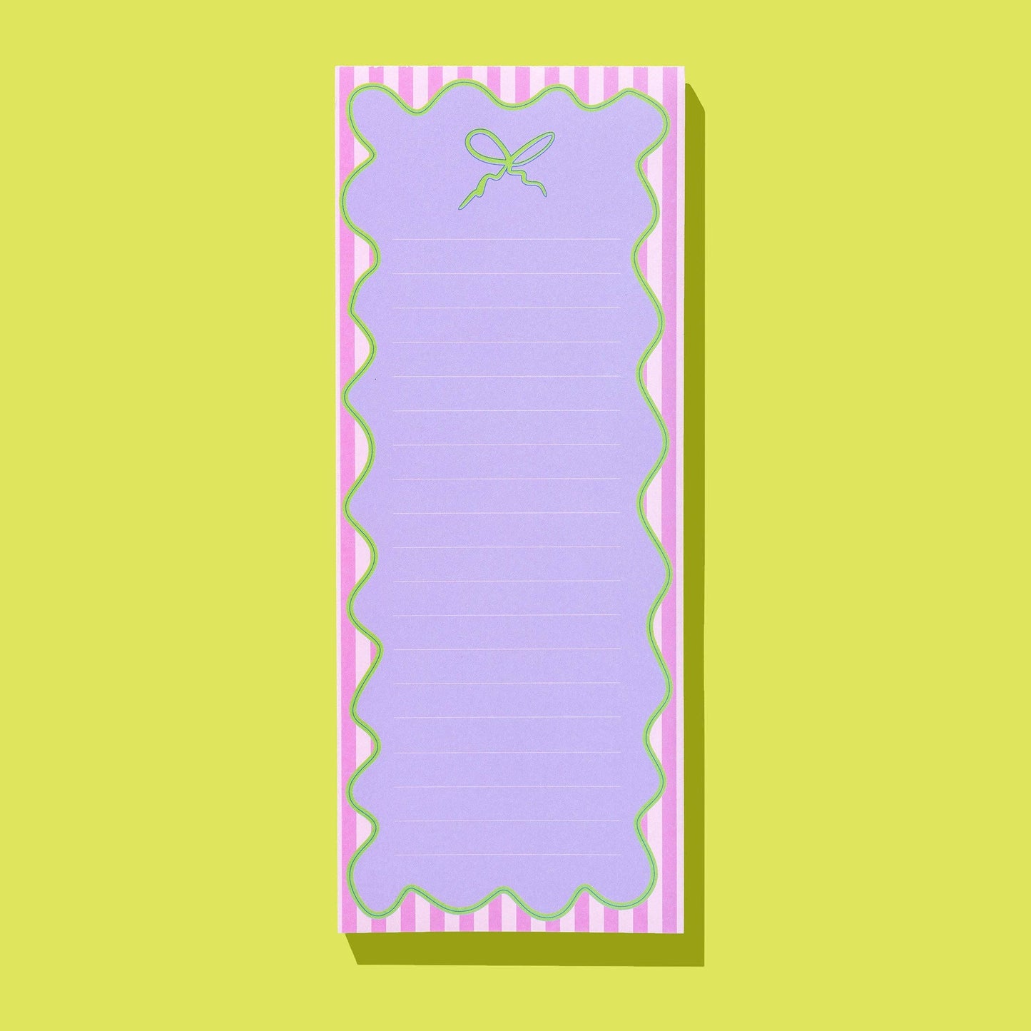 Ribbon and Bow Magnetic List Pad