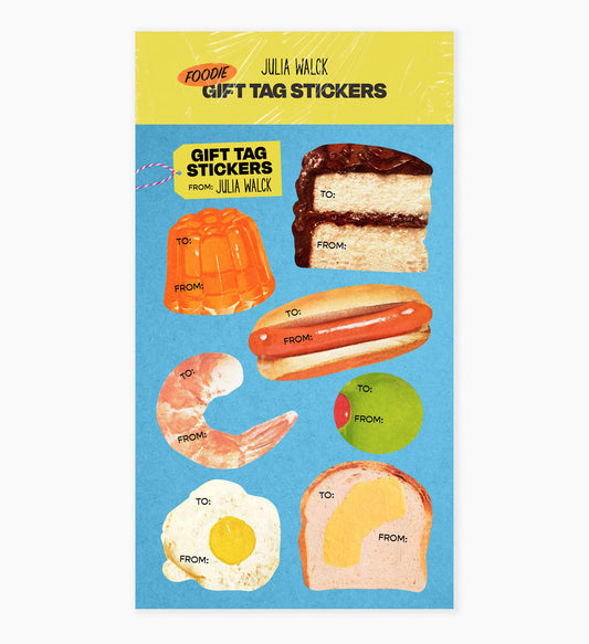 Foodie Gift Tag Stickers