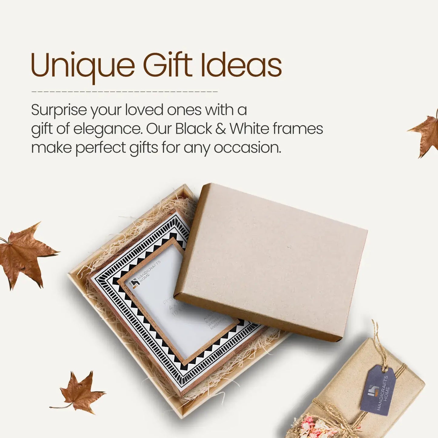 Geometric Wood Resin Inlay Picture Frame