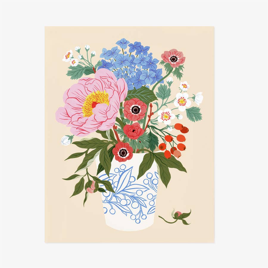 Garden Vase print