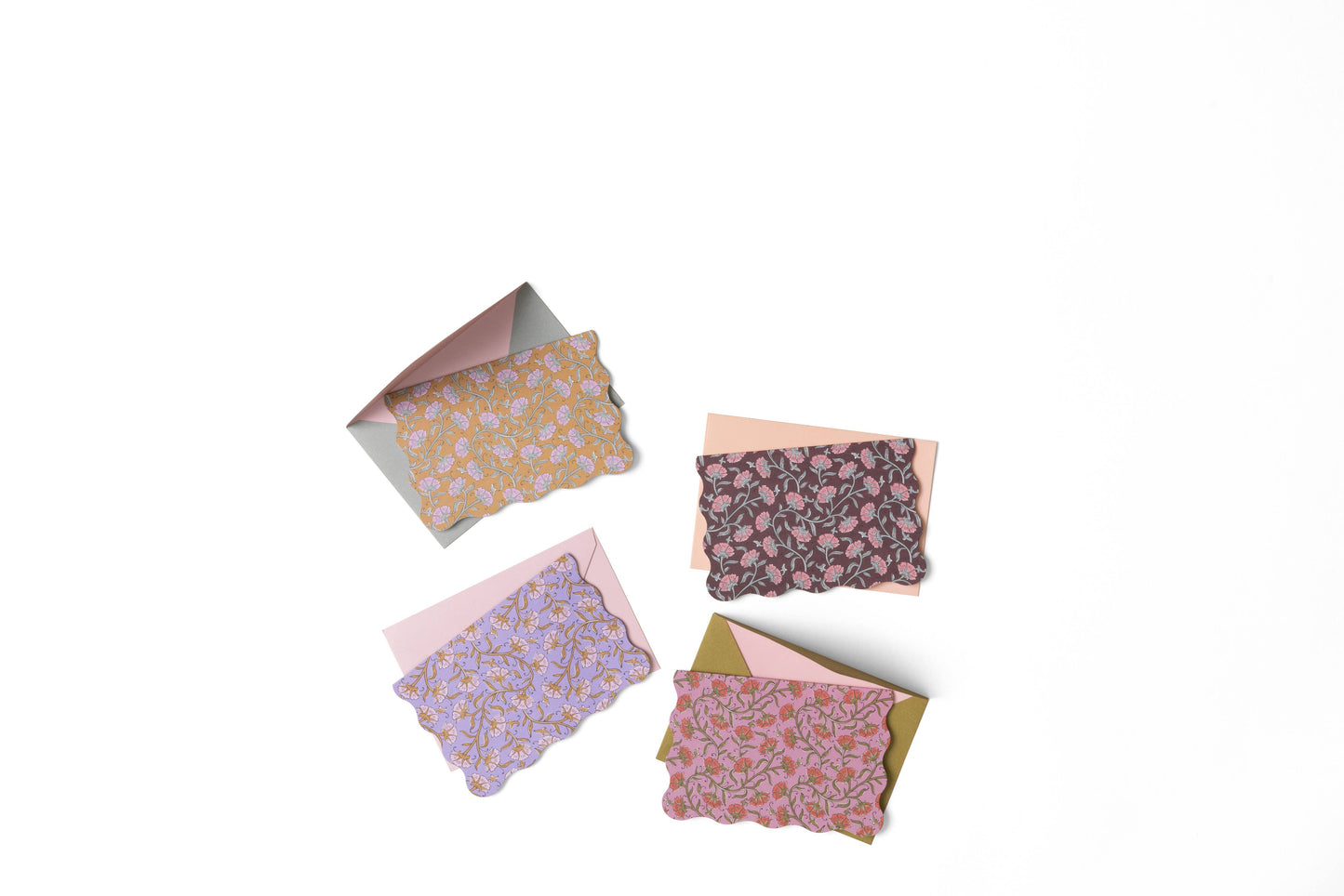 Vintage Floral Notecards Set