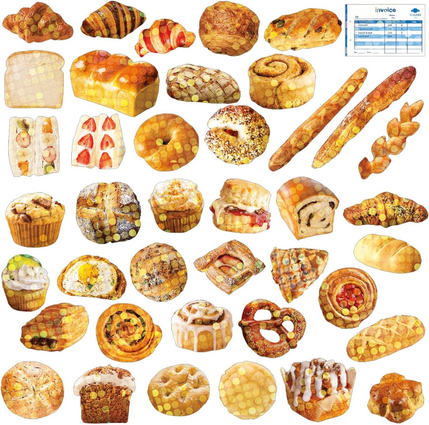 Bakery Flake Sticker Box