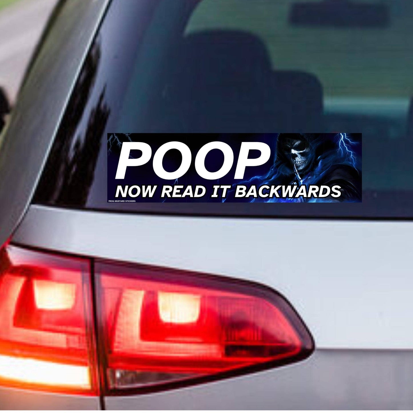 POOP Bumper Sticker
