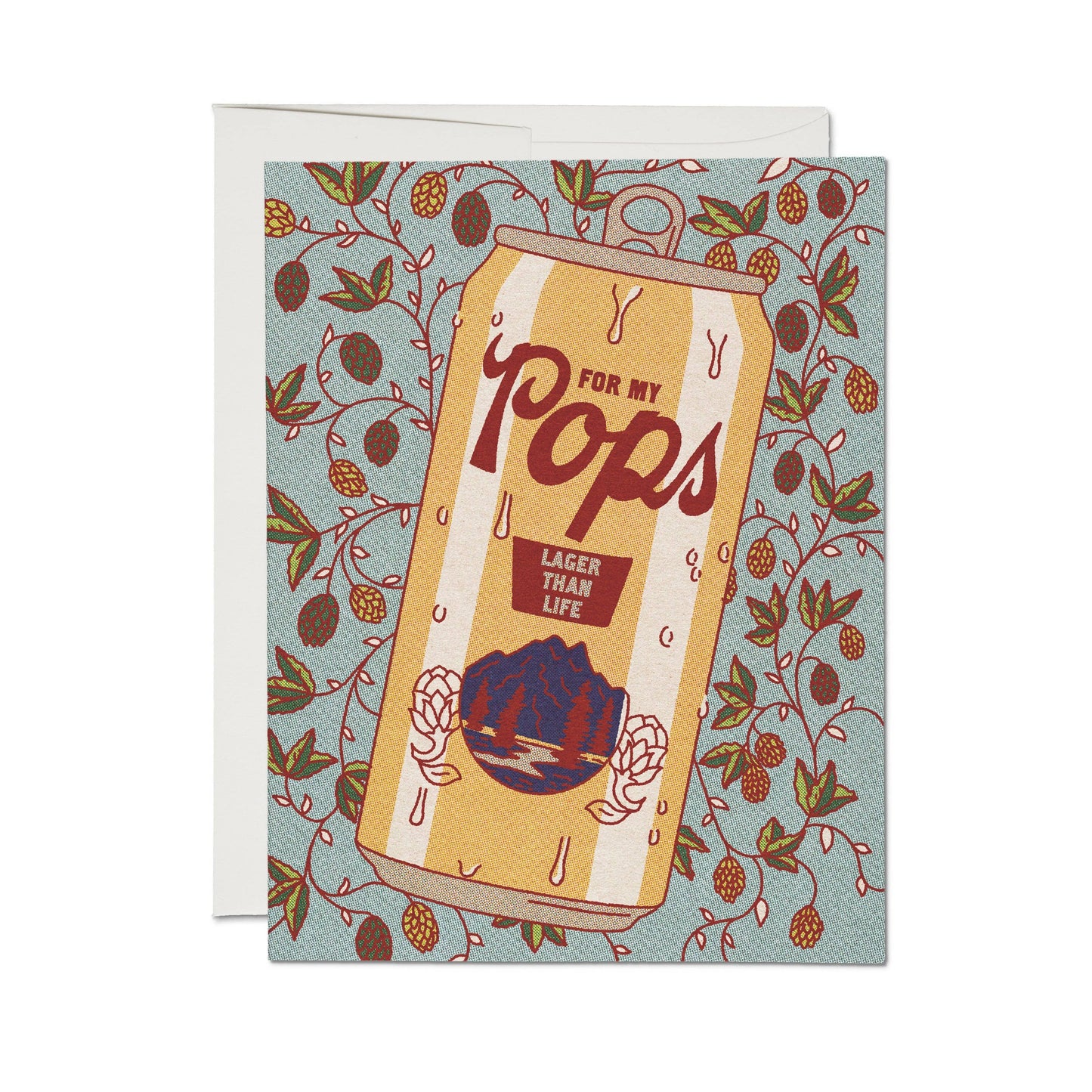 Lager Than Life card - Father's Day card