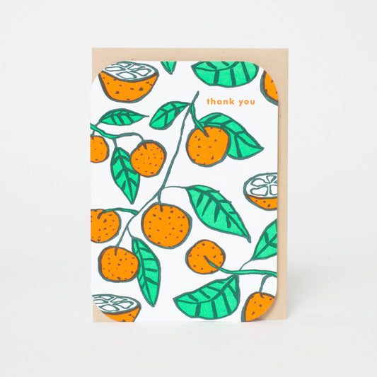 Citrus Thank You card