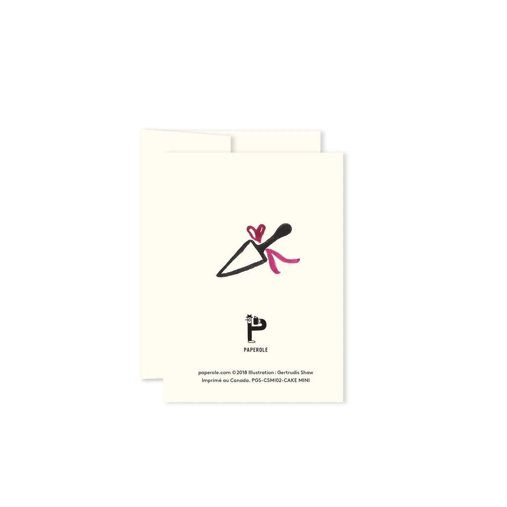 Cake mini card