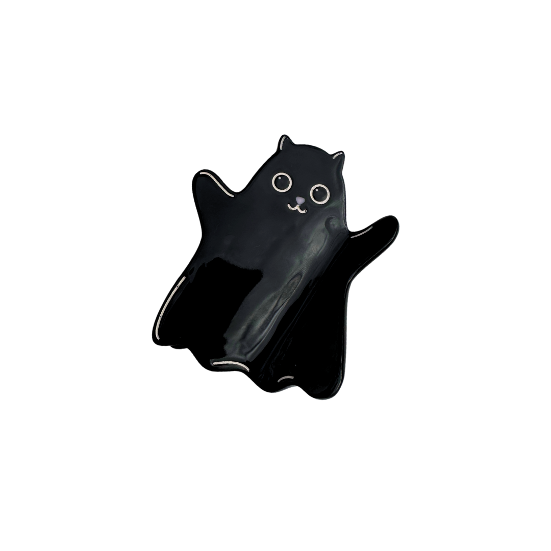 Cat Ghost Hair Clip