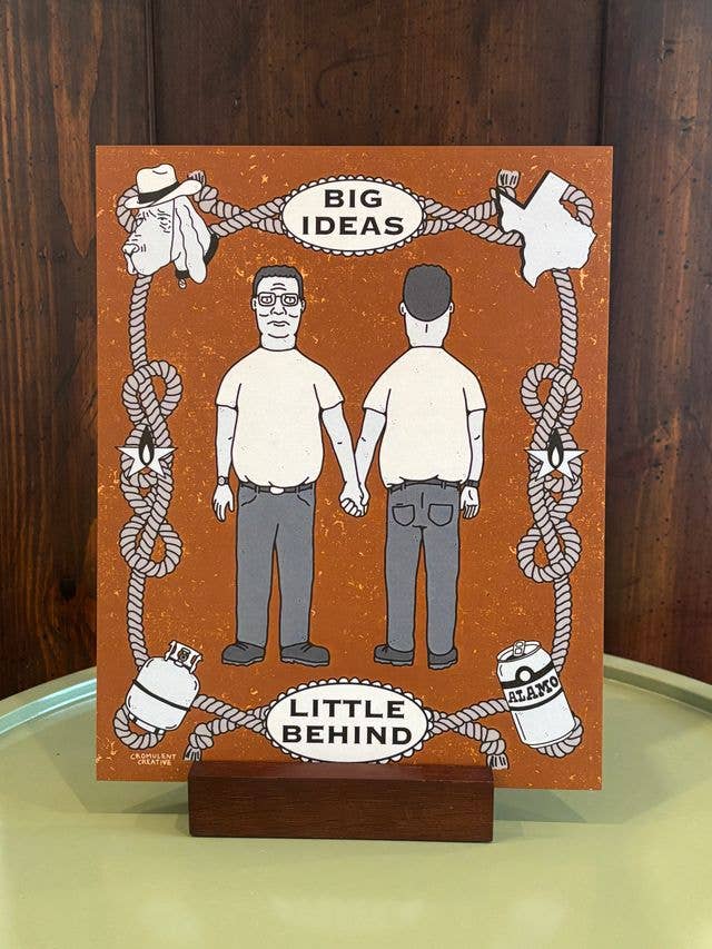 Big Ideas & A Little Behind Print