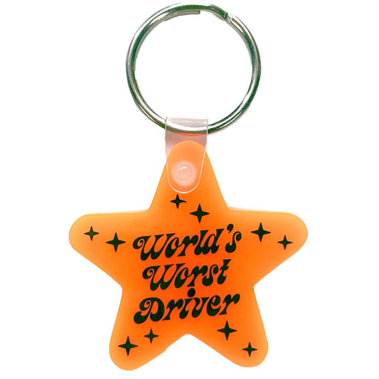 World's Worst Driver Keychain