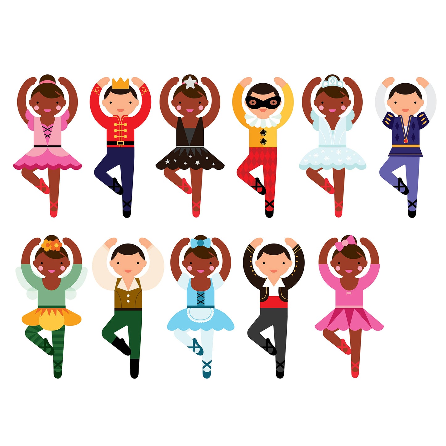 Ballet Dancers Magnetic Dress Up Set