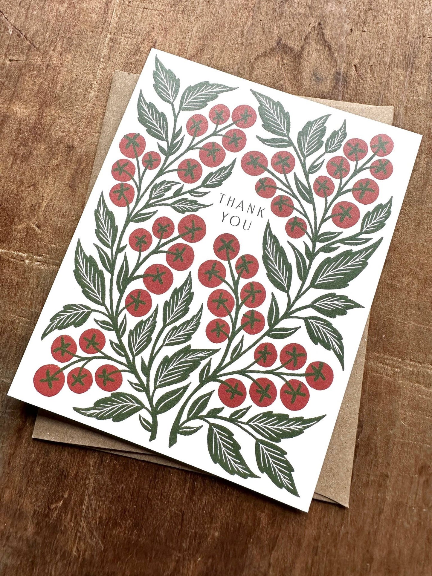 Tomatoes Thank You card set