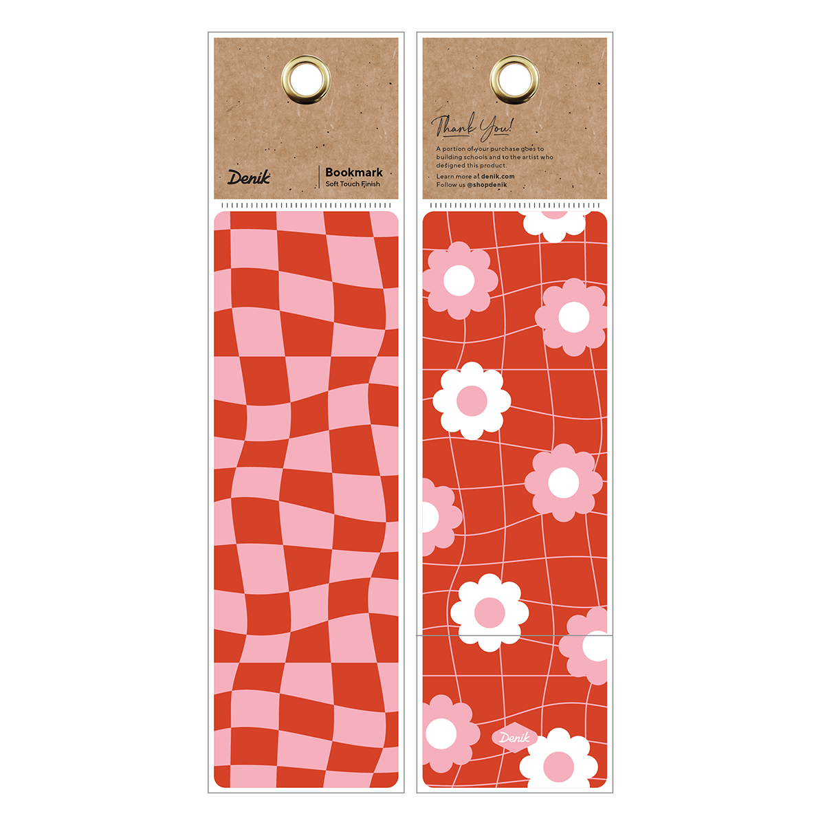 Wonky Checkers Bookmark