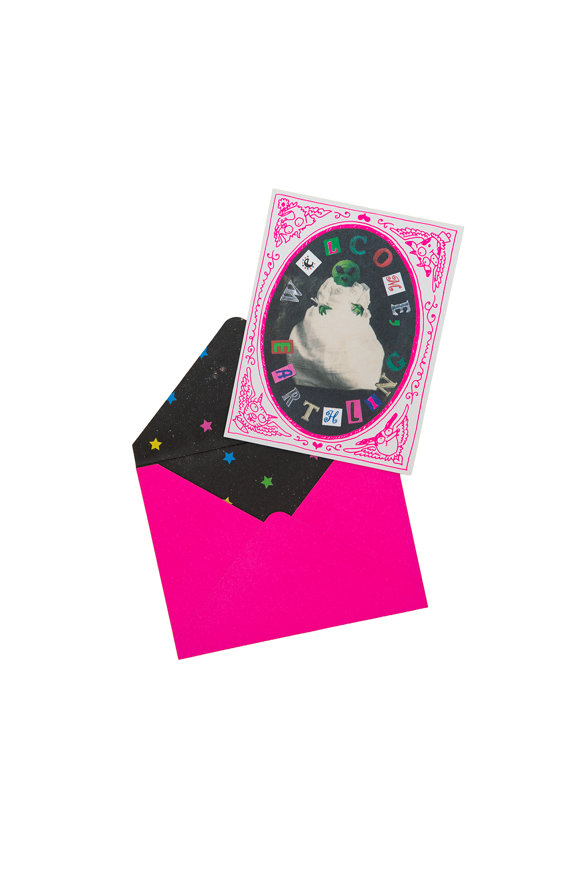 Welcome Earthling card
