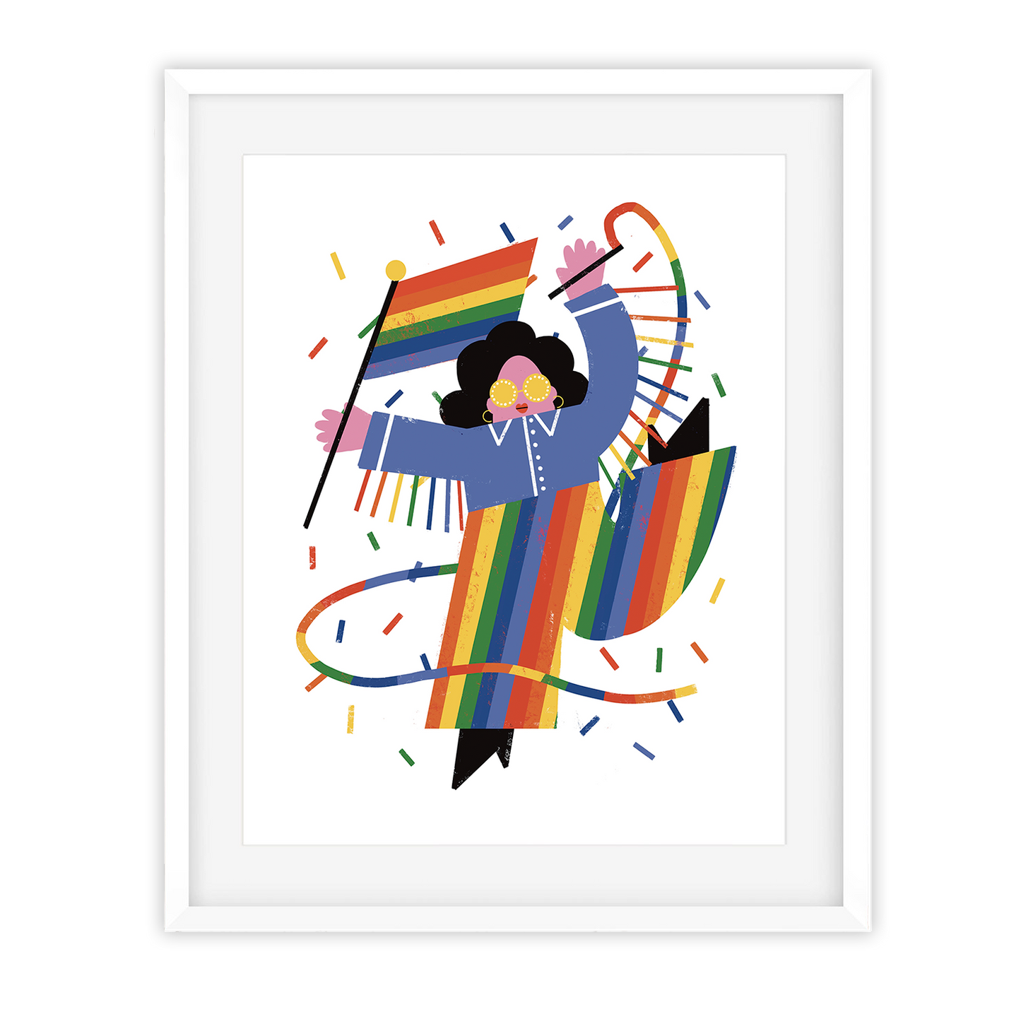 Pride Rainbow Mood print