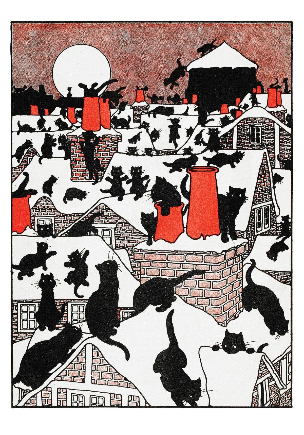 Black Cat Holiday Boxed Cards
