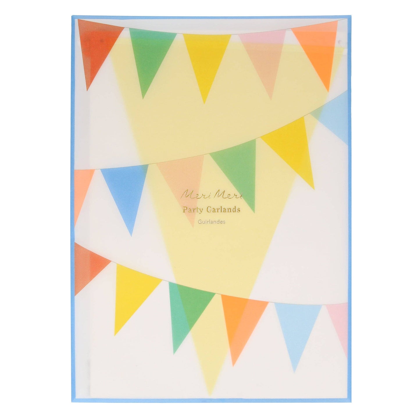 Bright Tissue Flag Garlands