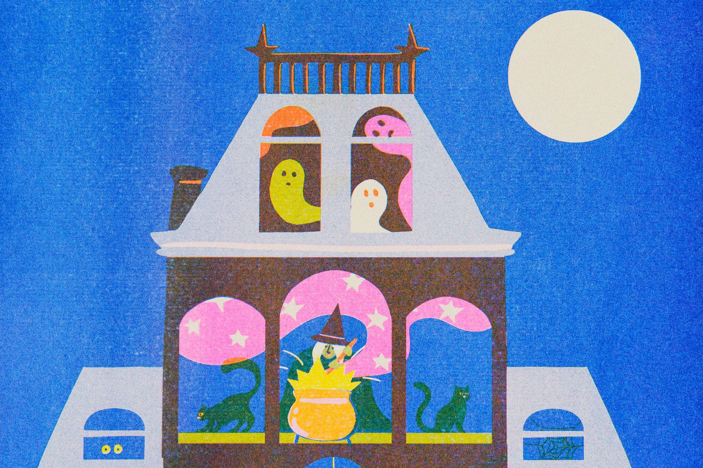 Haunted House Print