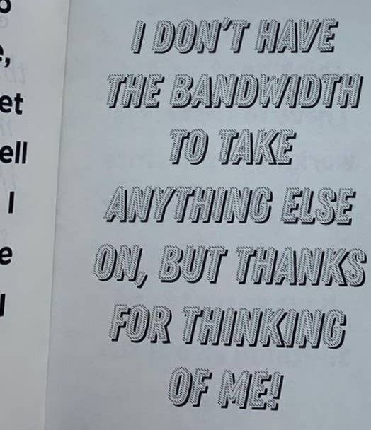 How to Say No zine