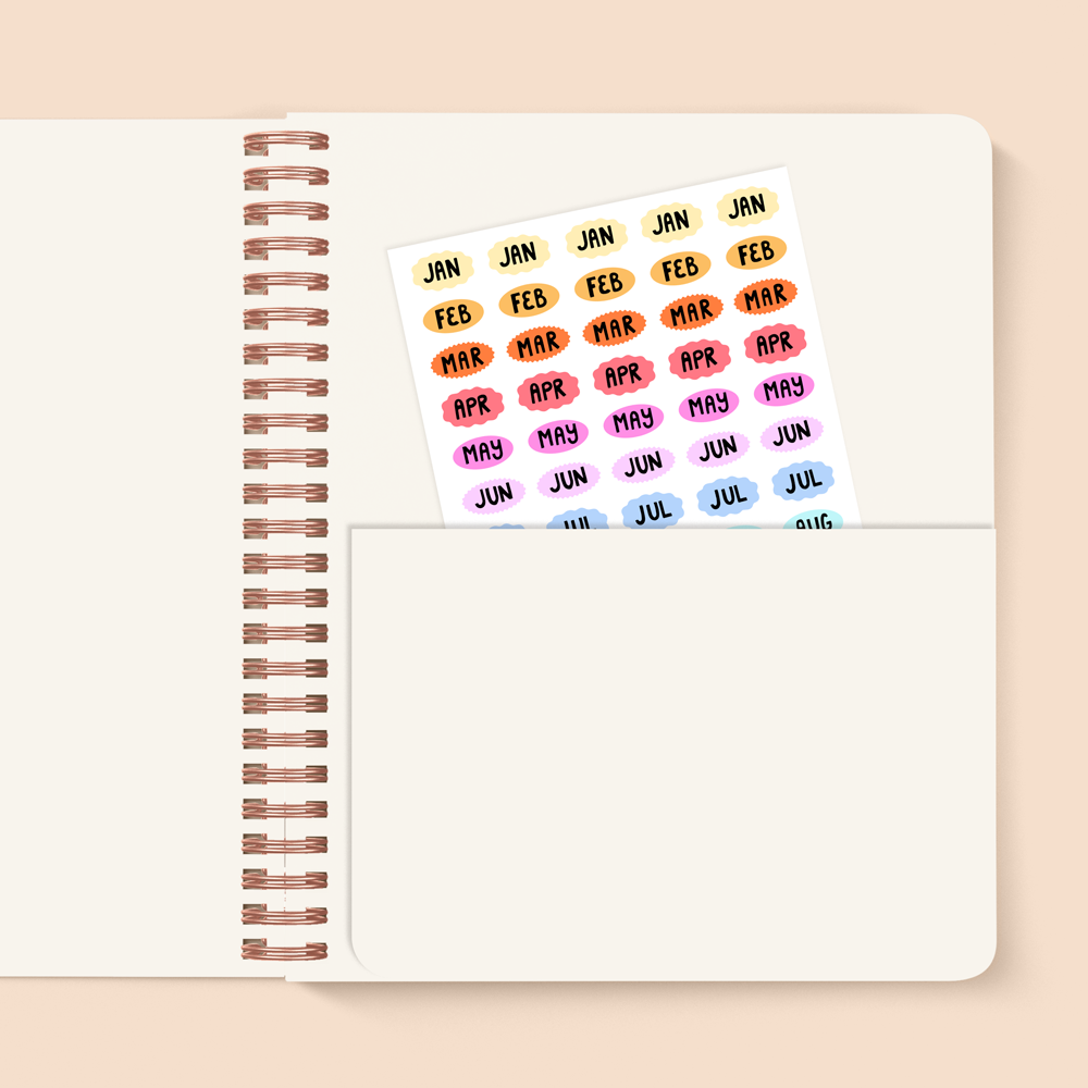 Rainbow Vision Undated Planner