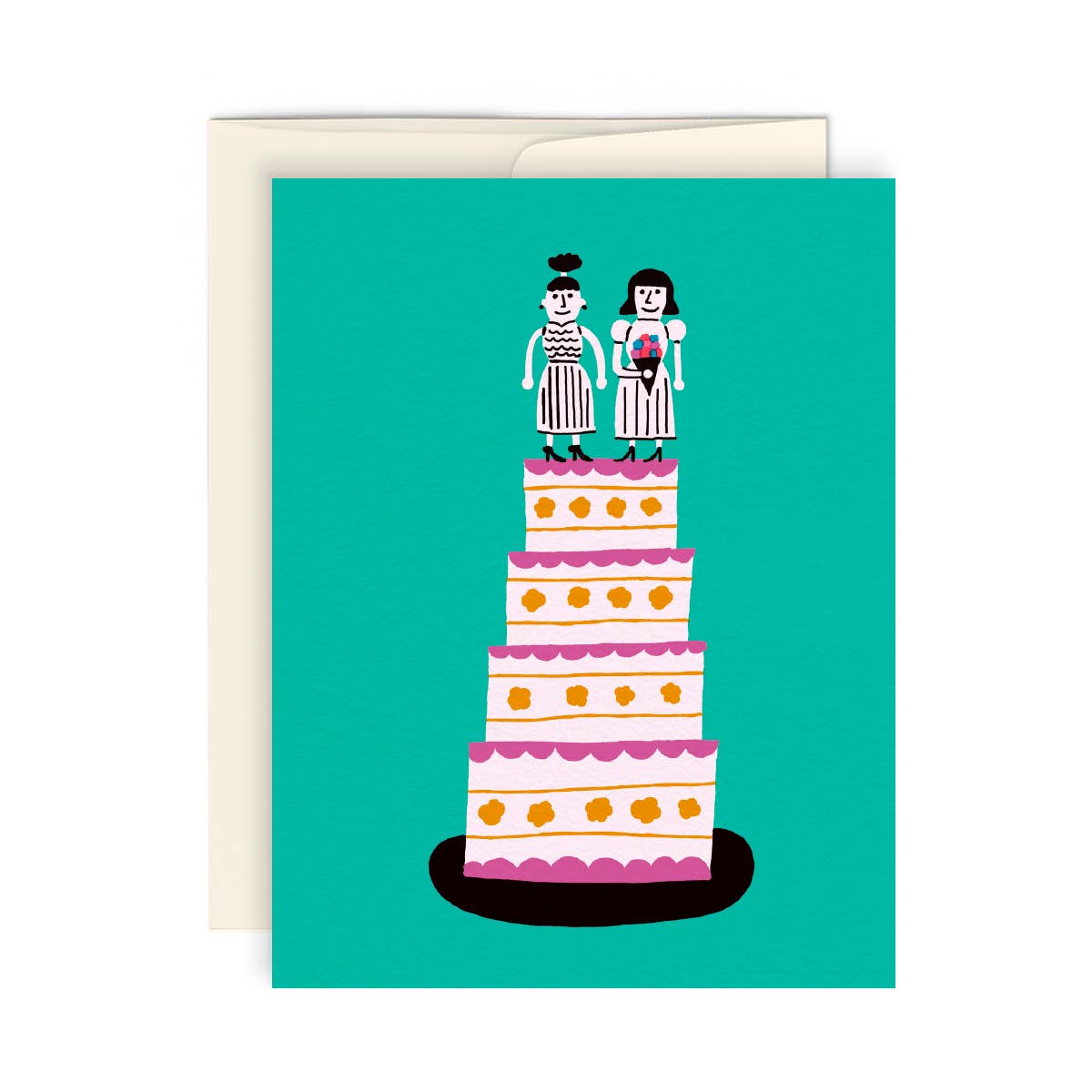 Two Brides Wedding card