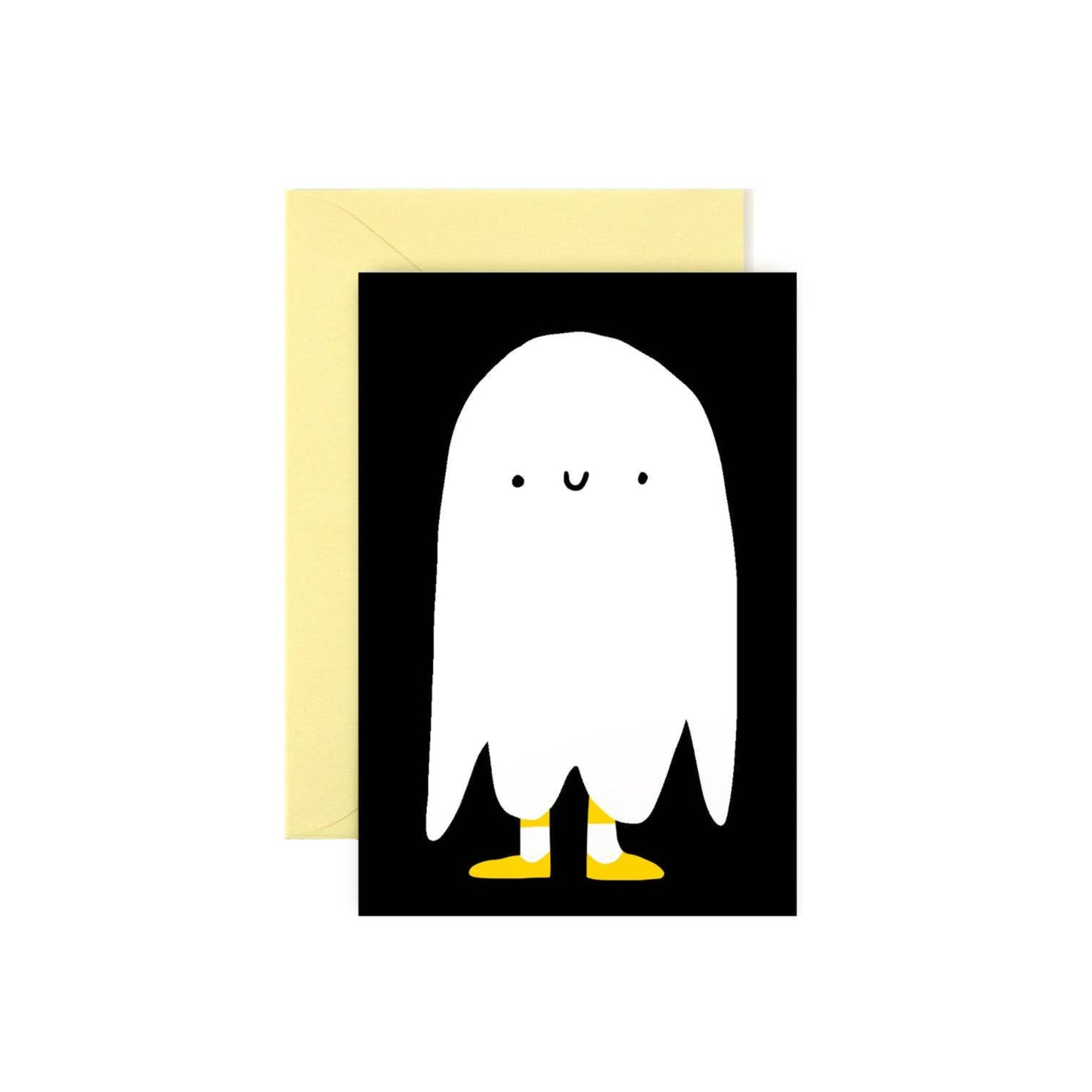 Smiley Ghost mini card