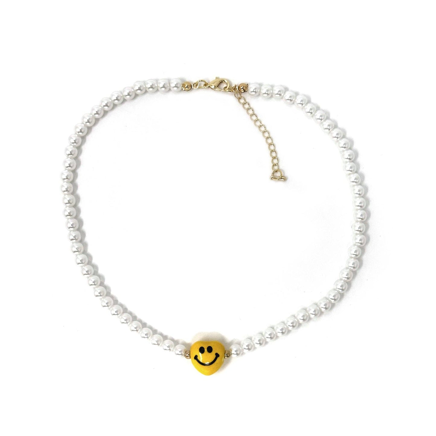 Smiley Pearl Necklace