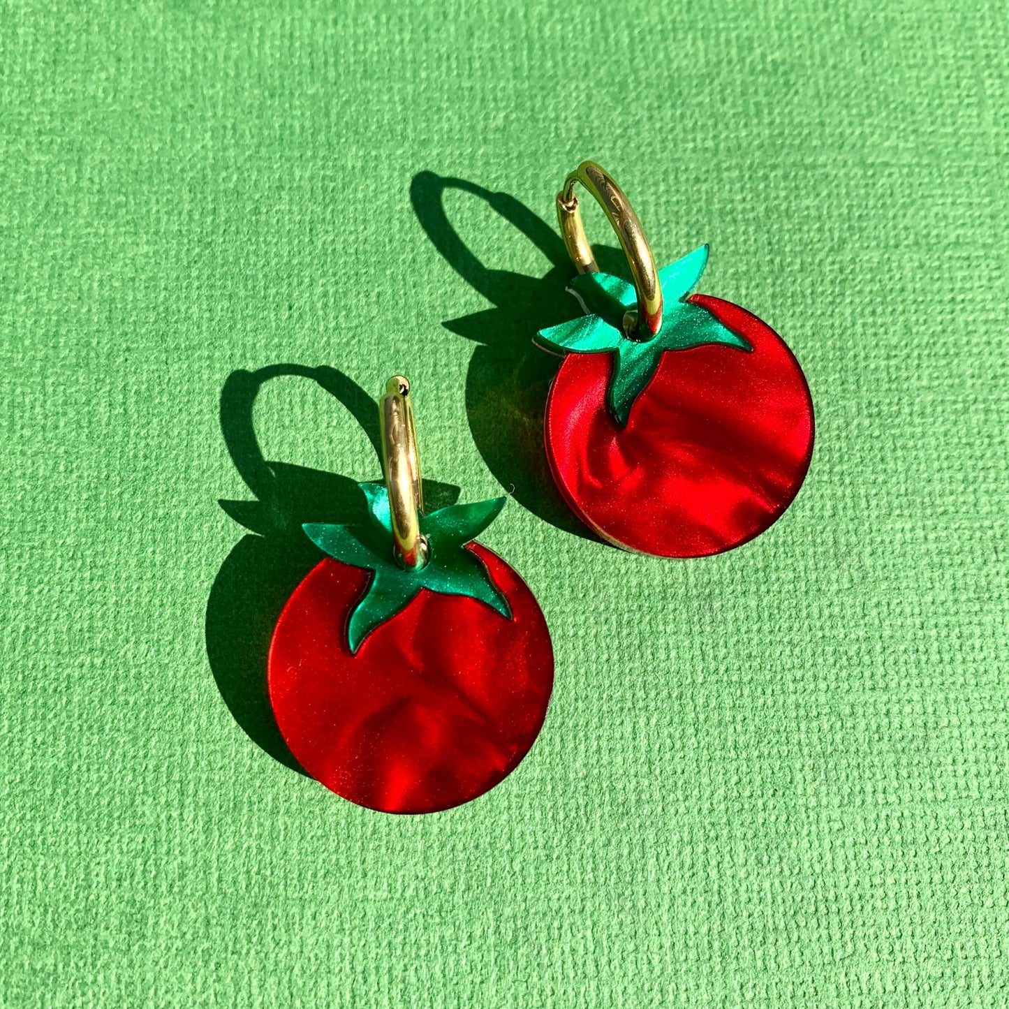 Tiny Tomatoes Earrings