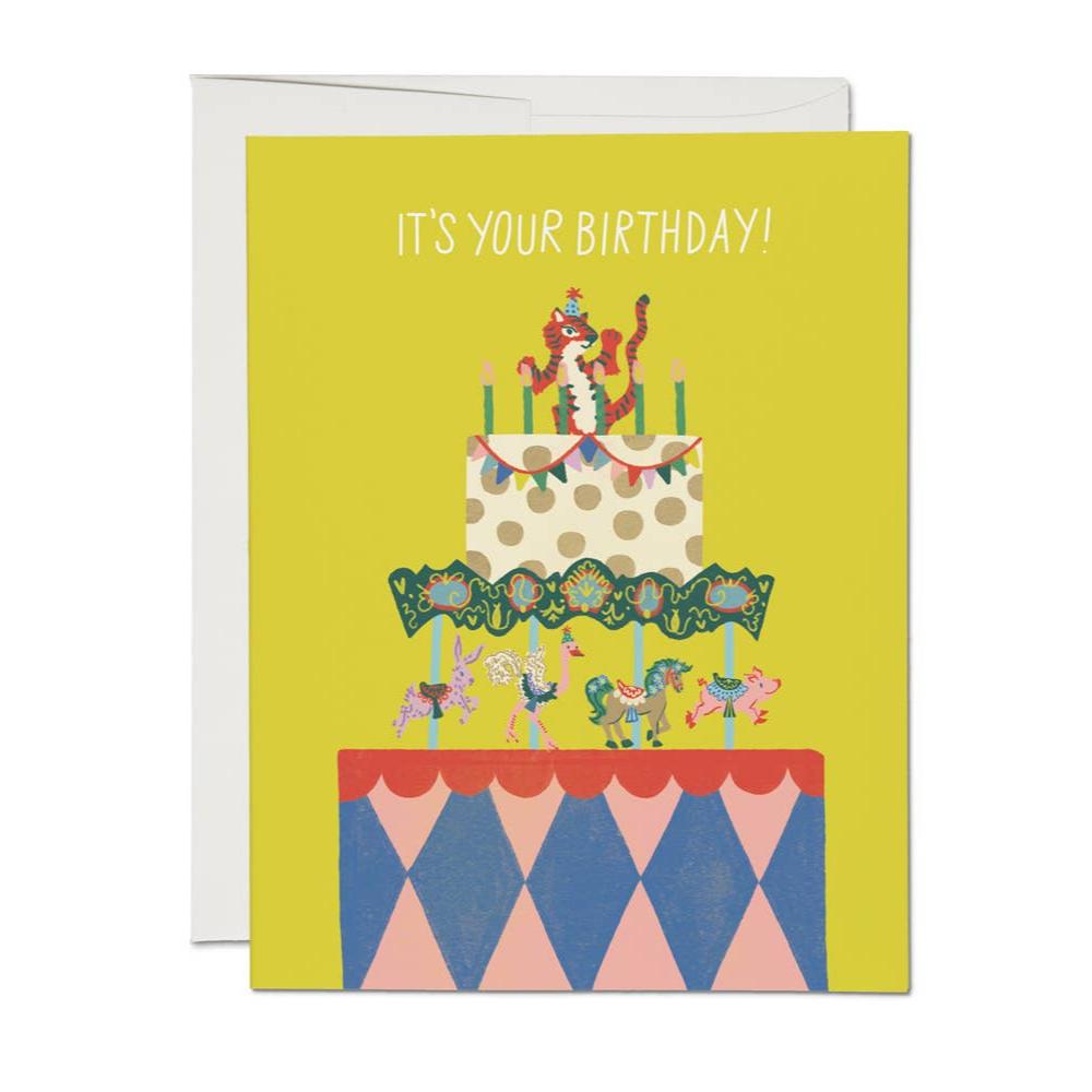 Cake Carousel Birthday card