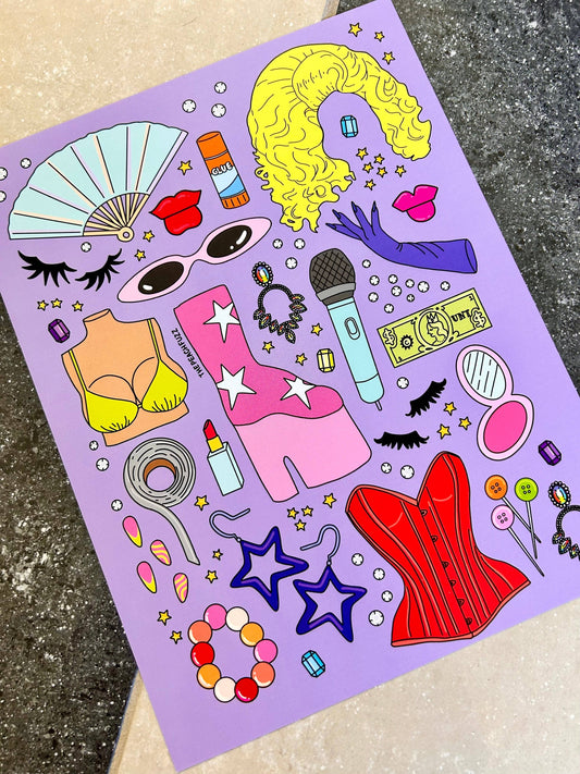 Drag Queen Essentials print
