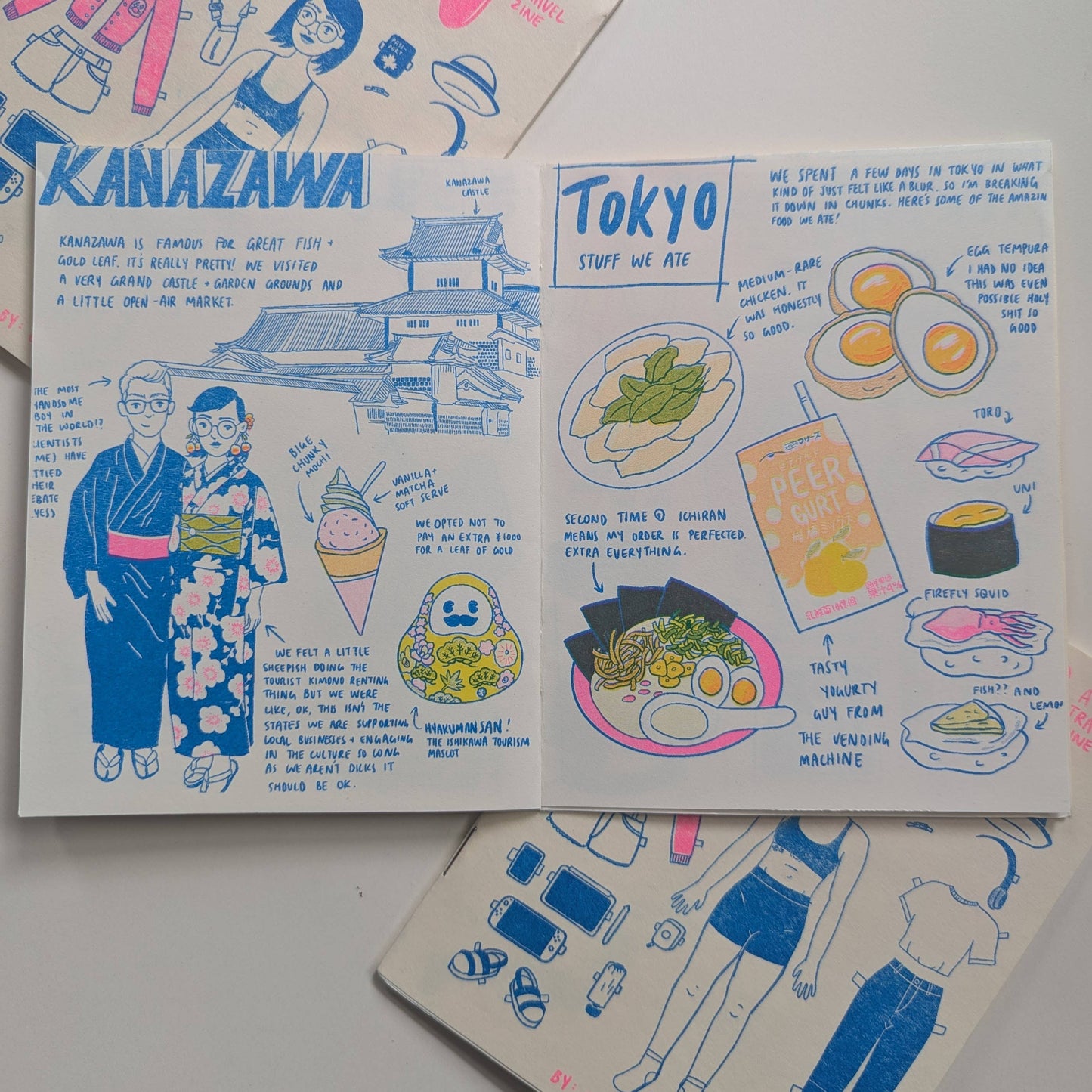 Japan Travel Risograph Zine