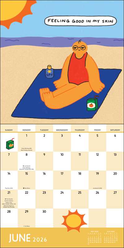 2026 In My Cozy Era Wall Calendar