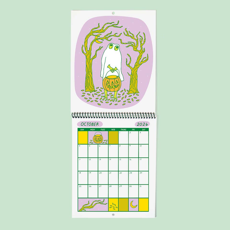 2026 Froggy of the Month Calendar