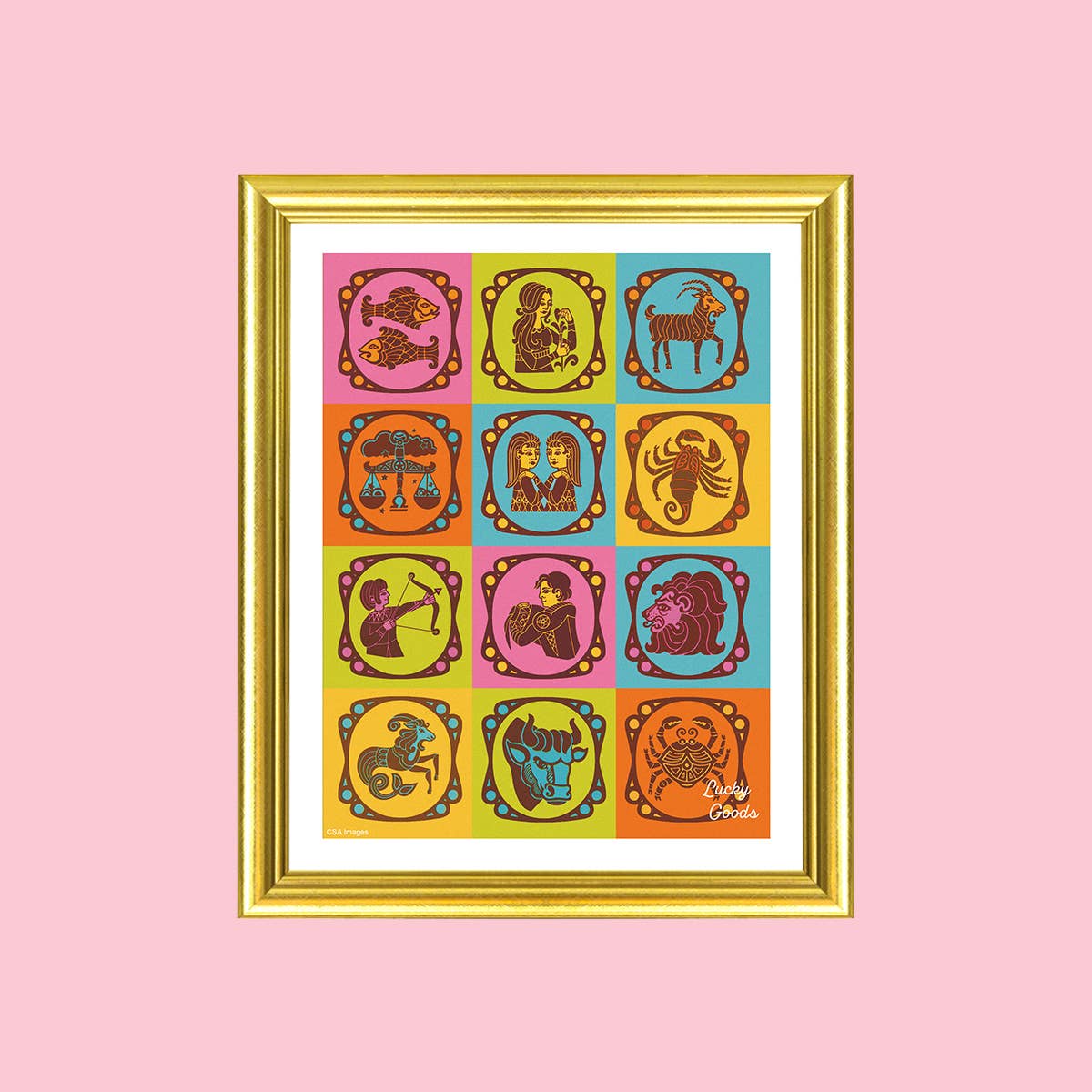 Zodiac Portrait print