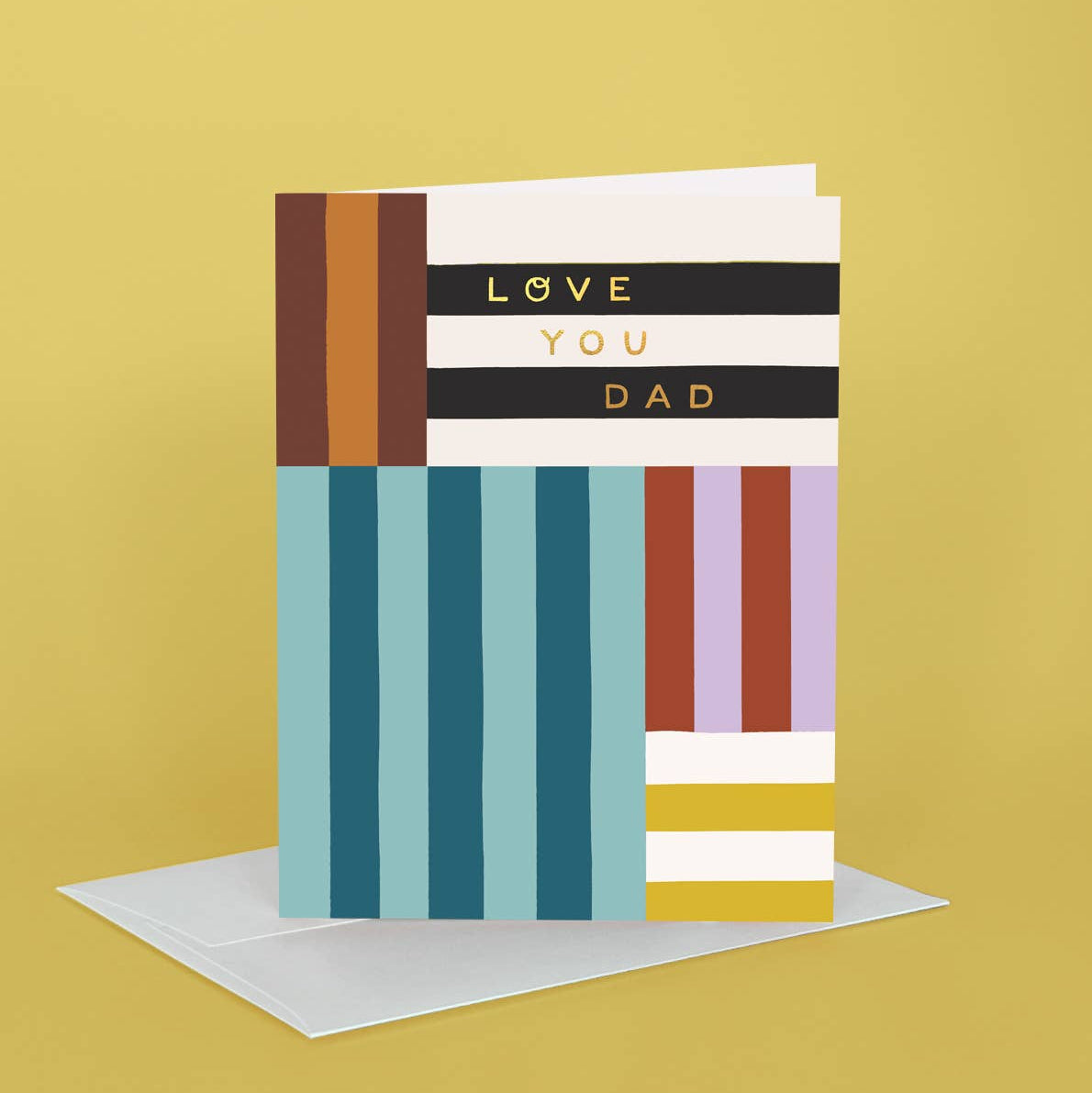 Father's Day Stripes card