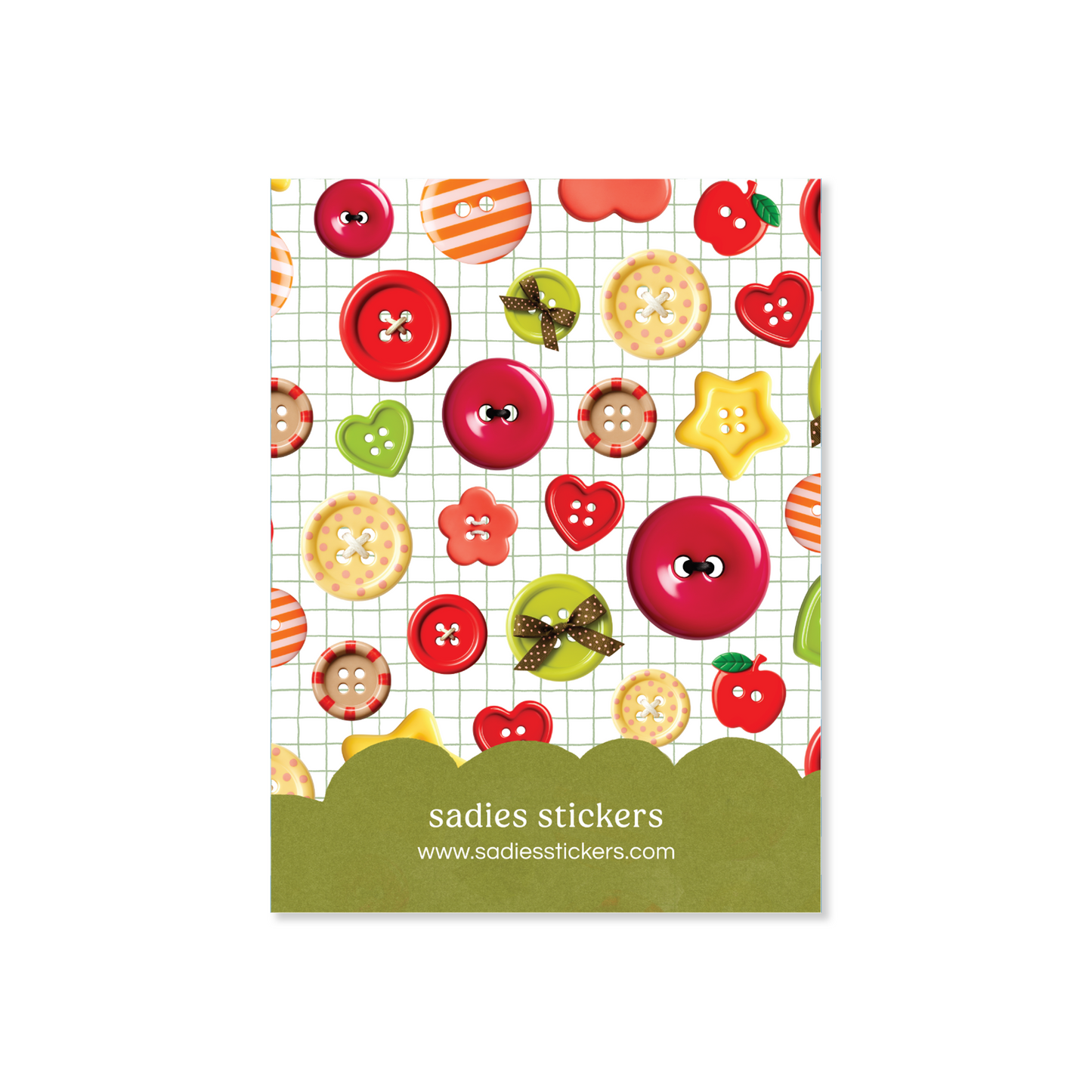 Orchard Buttons Sticker Flakes
