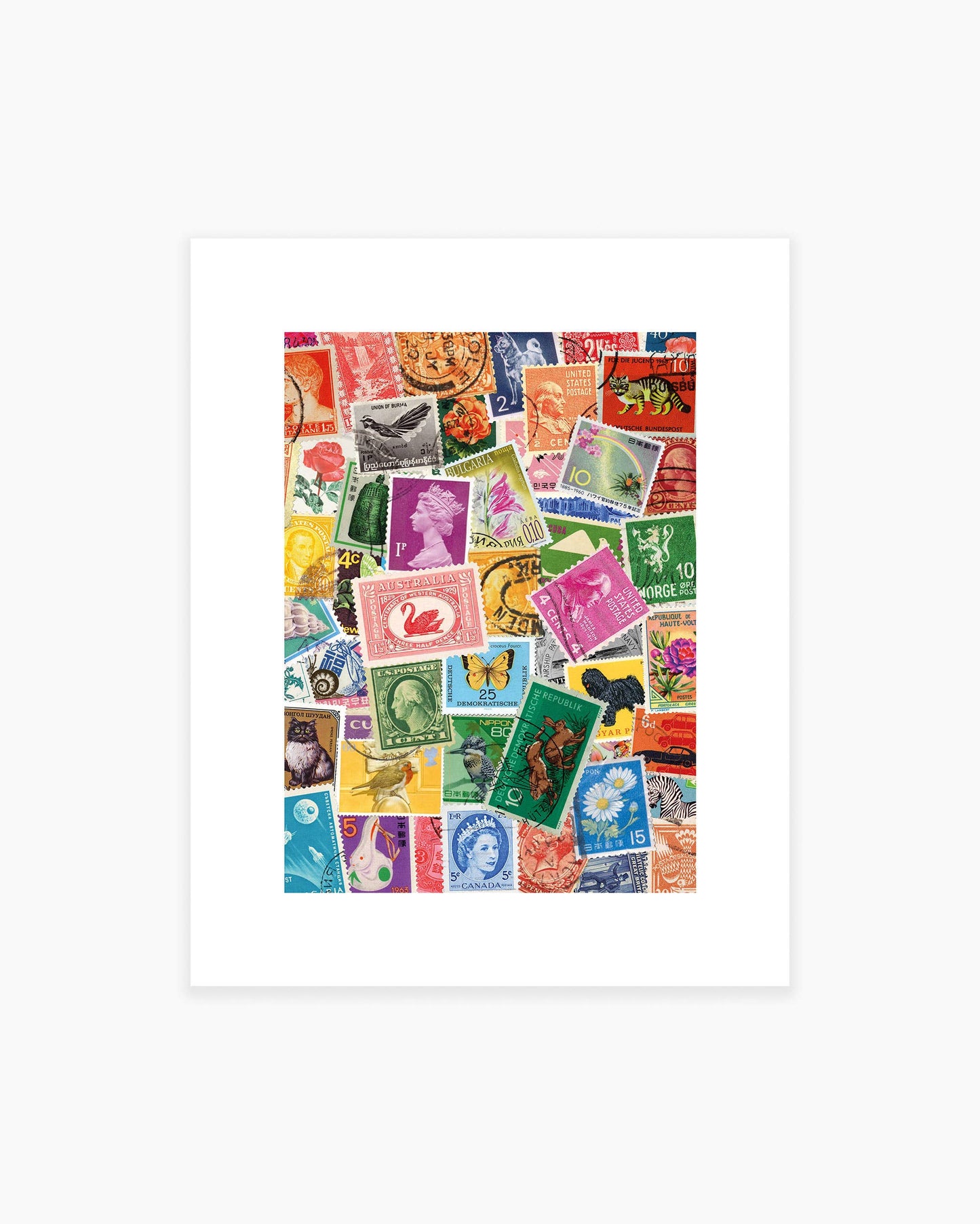 Stamp Collection print